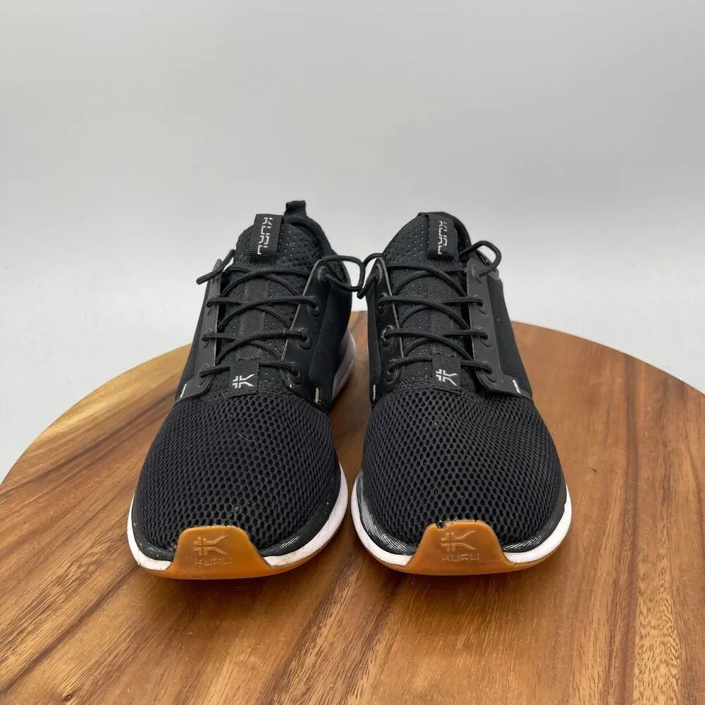 KURU Atom Cloud Shoes Womens Size 10 Black Athletic Running Comfort Gym Sneakers